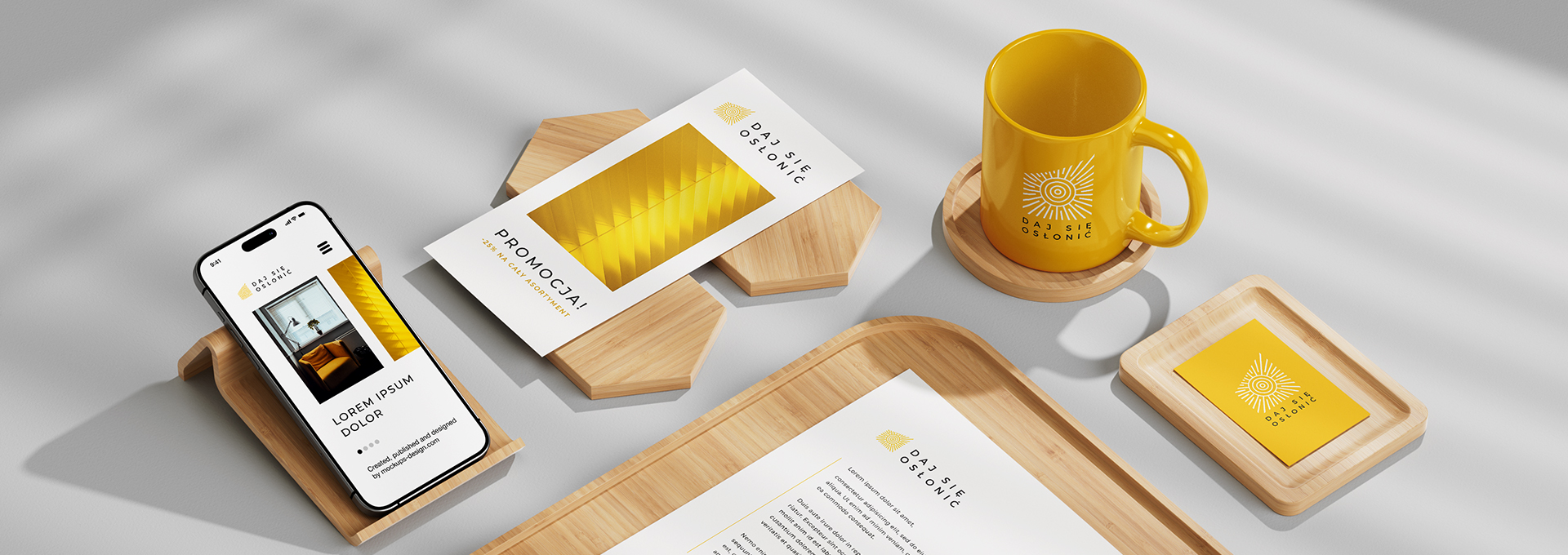 logo Daj się osłonić – logo pełne ciepła tło