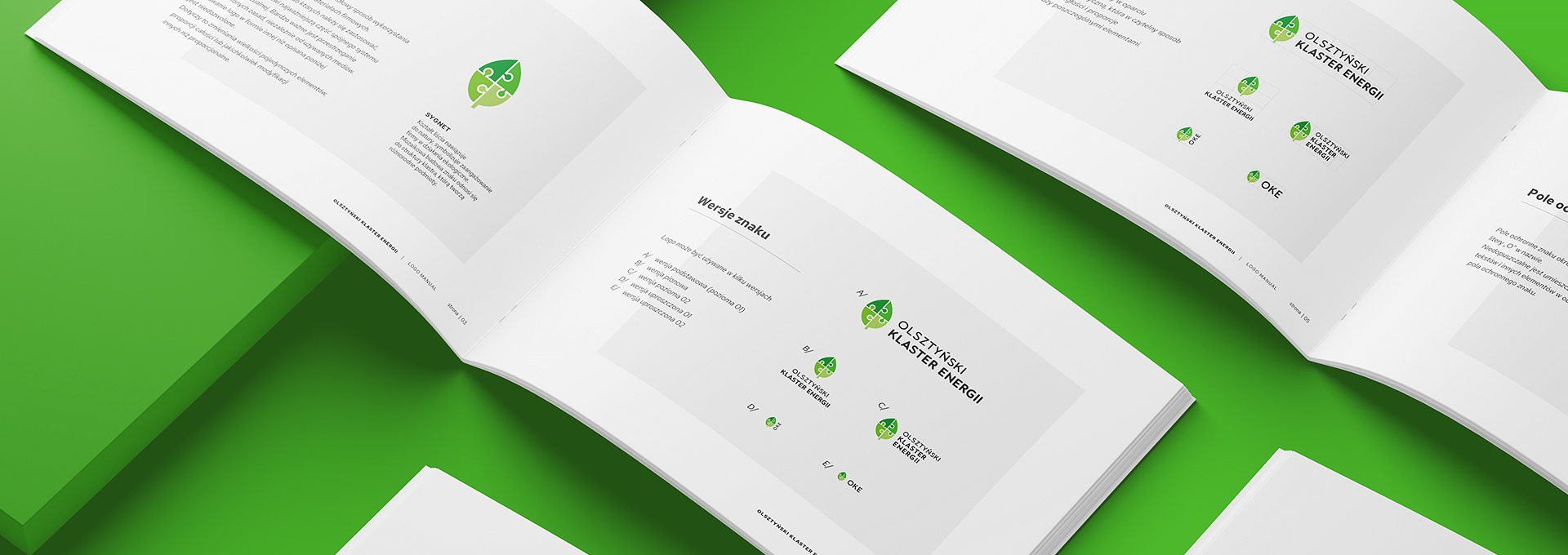 księga znaku Olsztyński Klaster Energii – Księga Znaku tło