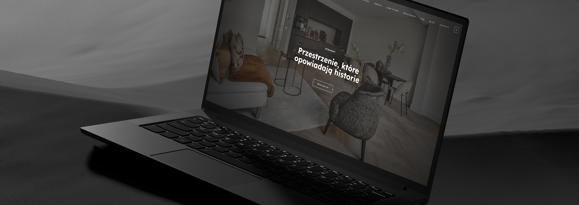 strona internetowa Permont – przestrzenie, które opowiadają historie tło